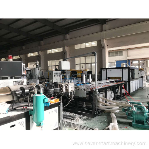 PVC cust foam board extrusion machine production line